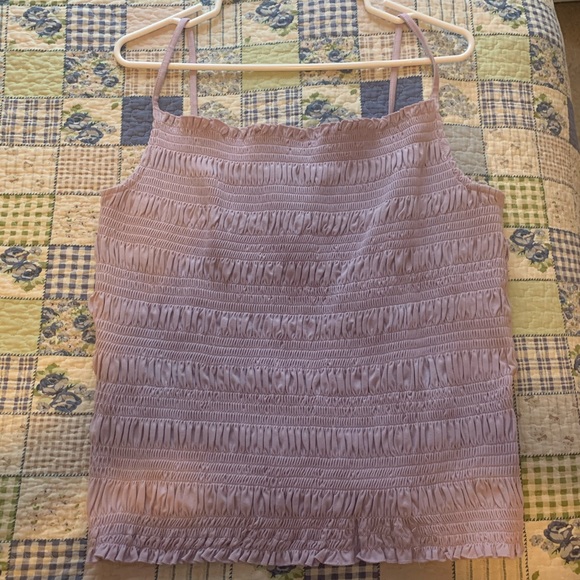 💙 3/30!Ruched Lavender Blouse - Picture 3 of 3